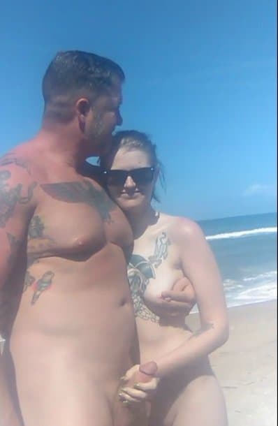 Click to view full size My beach erections with cute girls on nude beach