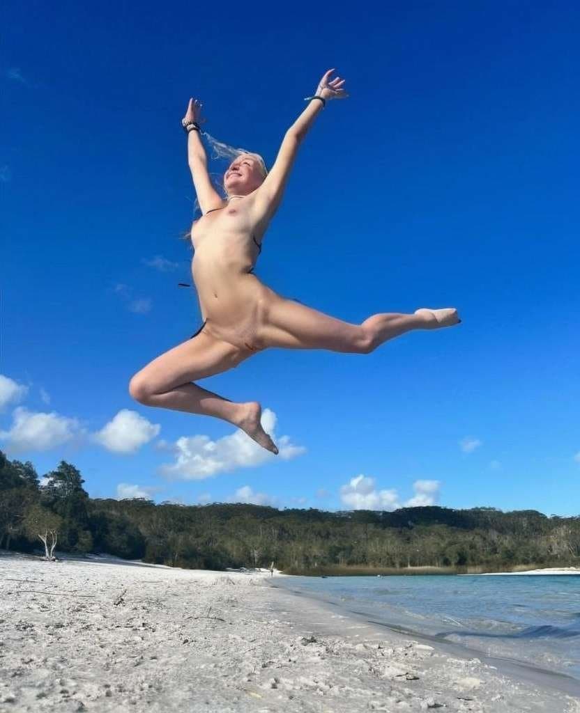 White 18 blonde love exhib