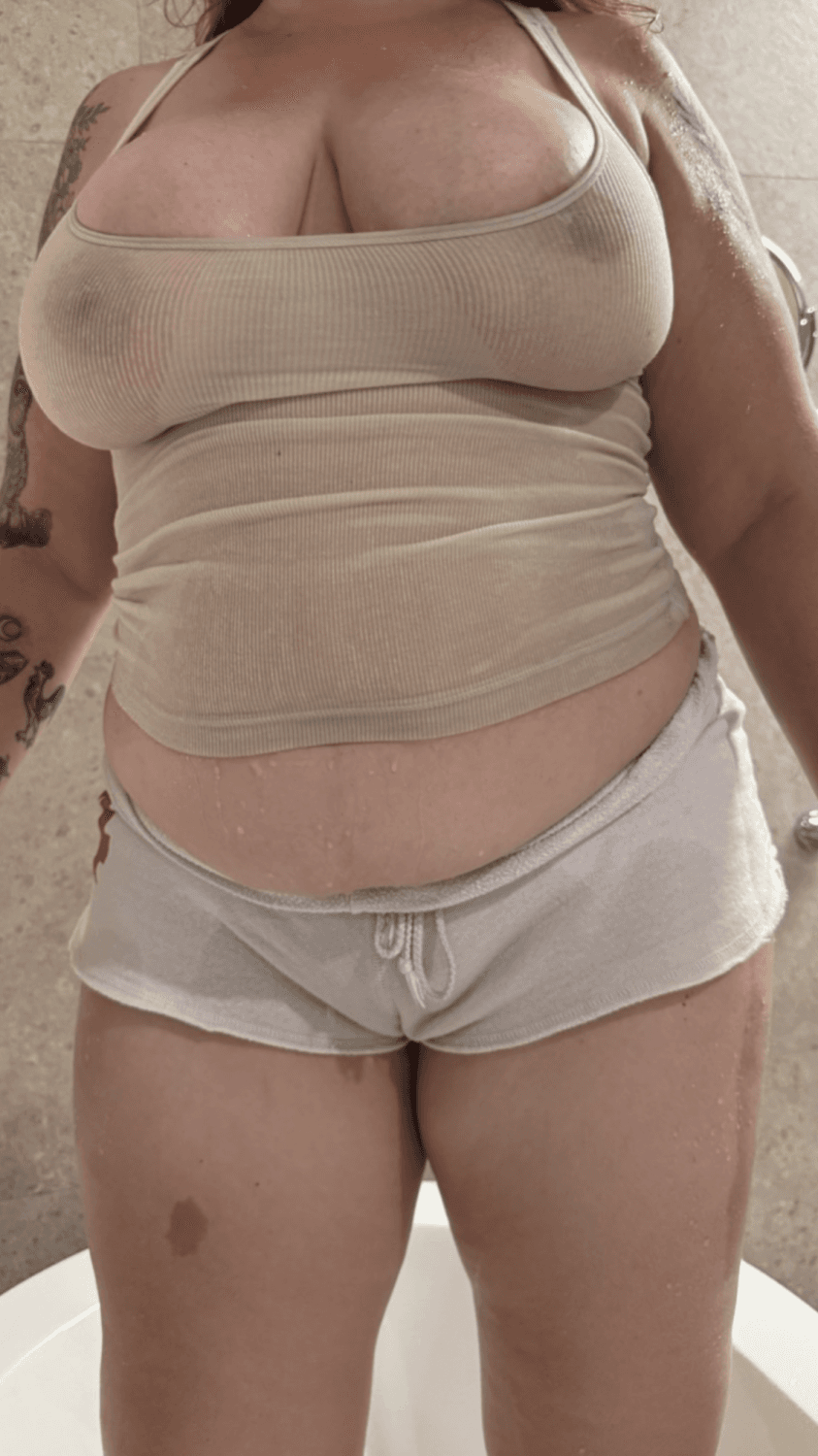 Piss loving MILF with huge tits and a puffy cunt. We need to see those legs spread wide ?