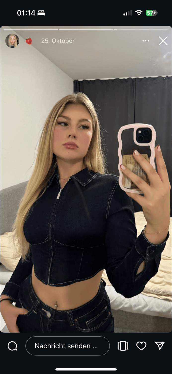 Hot blonde German Teen Girl naked AI Eva