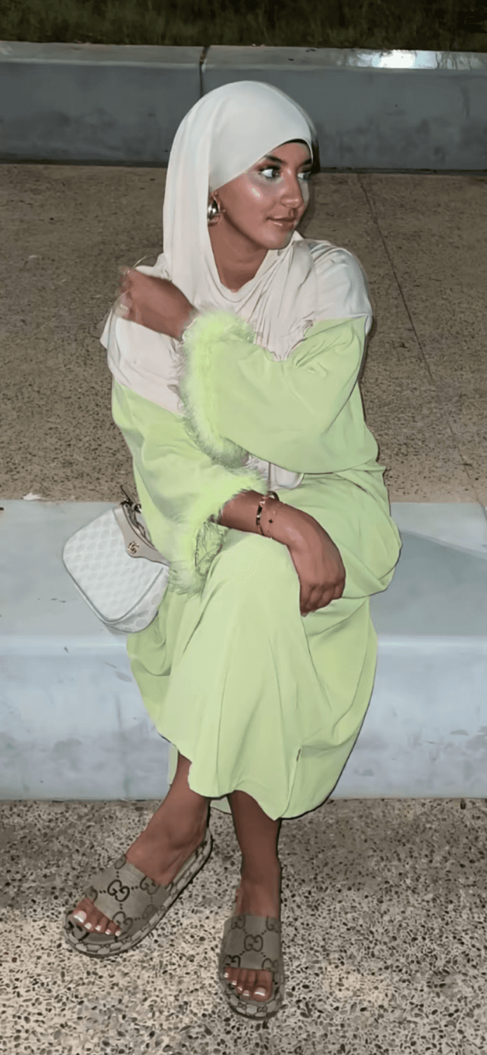 Hijabi Arab feet and spit compilation