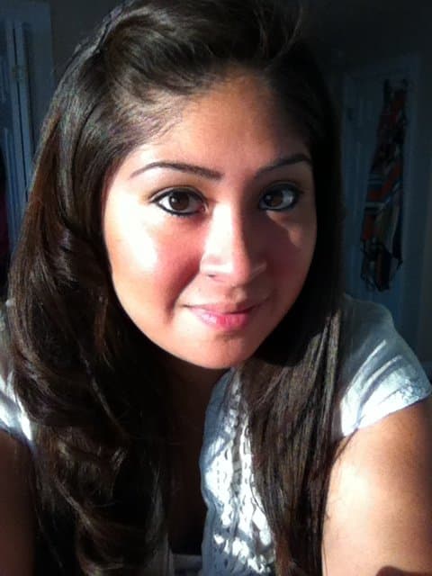 Cute Latina sucking her boyfriend’s dick while her fingers her