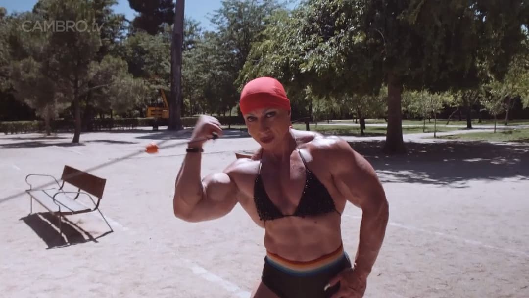 Mrs Sanchez , her muscular poses make everybody hard