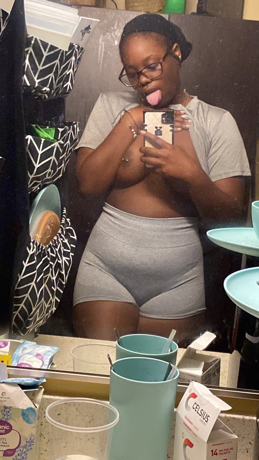 Young nasty black slut