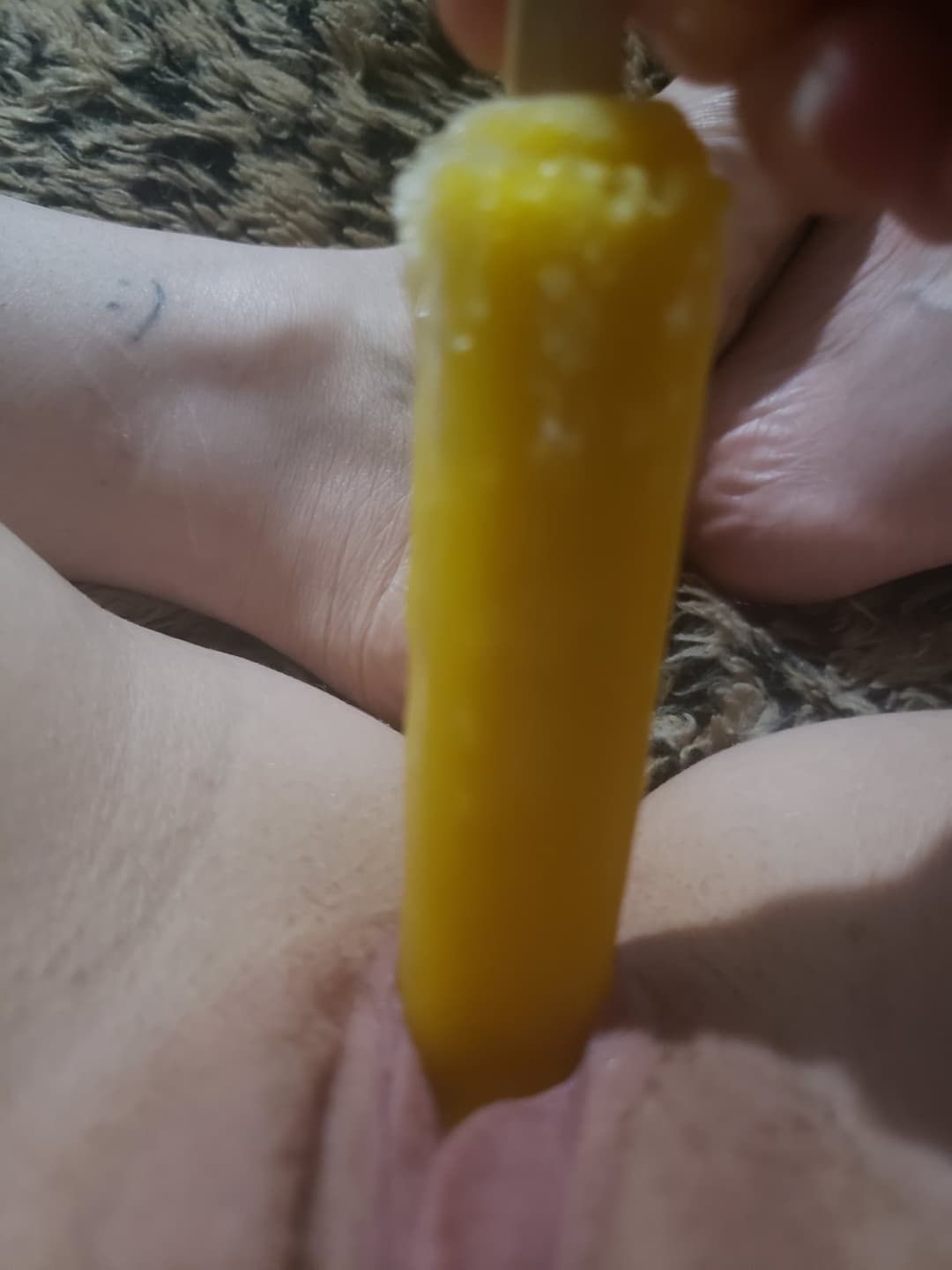 Cooling off after being a free use party favor at a hotel party