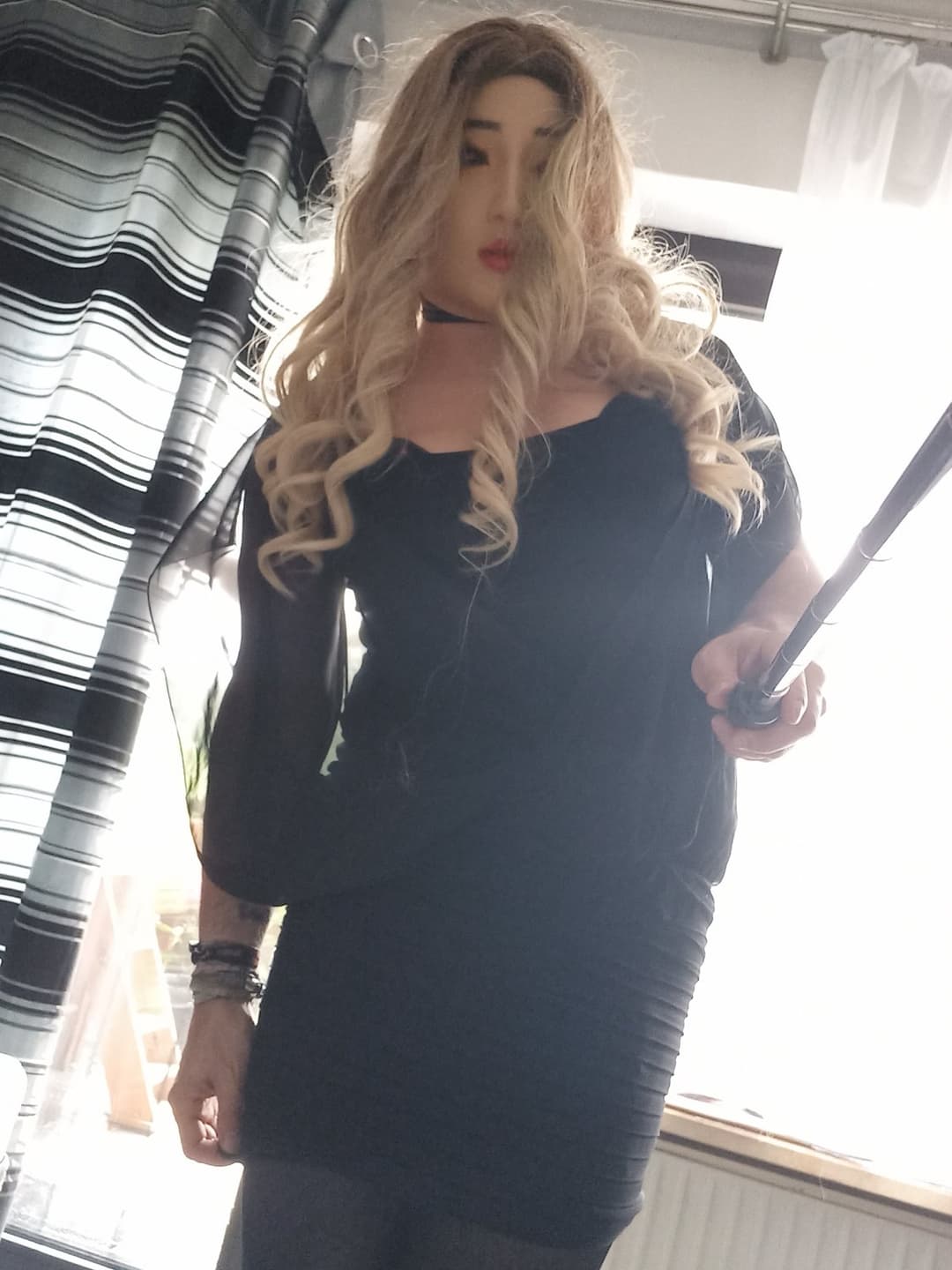 Me, crossdressing and cum drinking