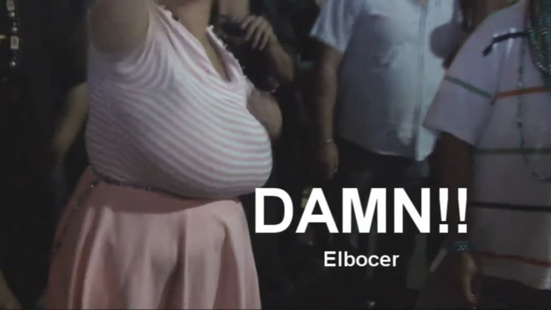 Classic: MAMMOTH Juggs flashed at Mardi Gras!!