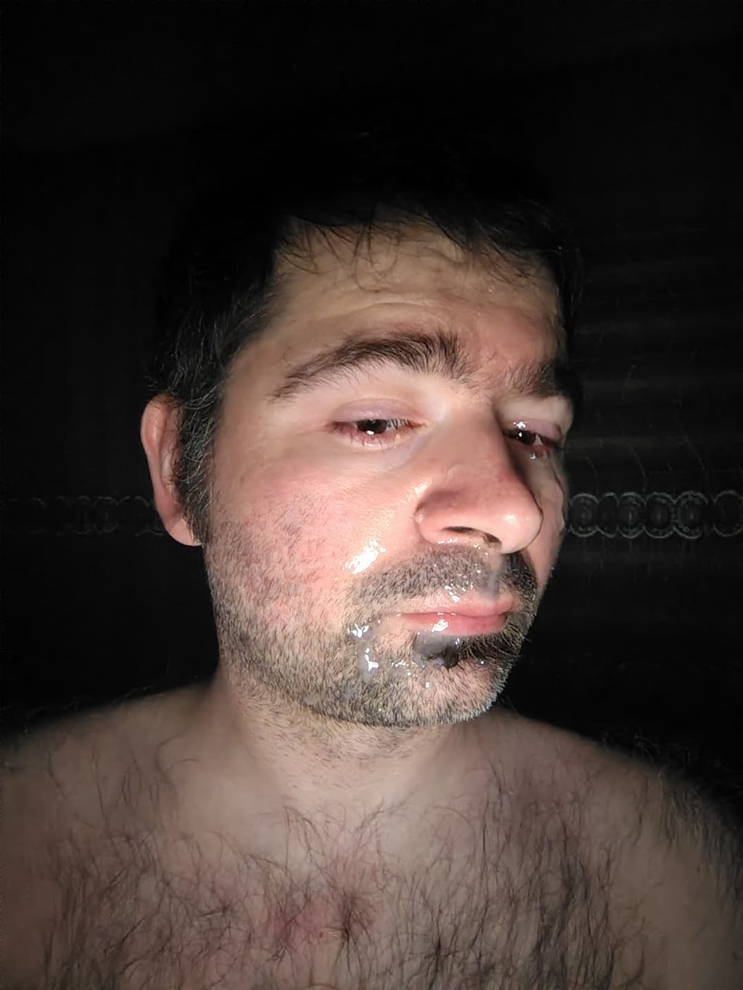 Splattered By My Own Cum