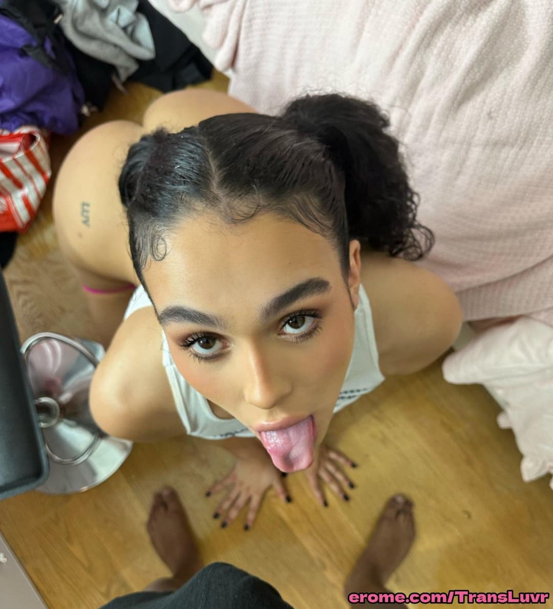 Trans Latina Arab Teen Only Takes BBC In Doggystyle [Femboy, Shemale, Tranny, Trap, Ts]