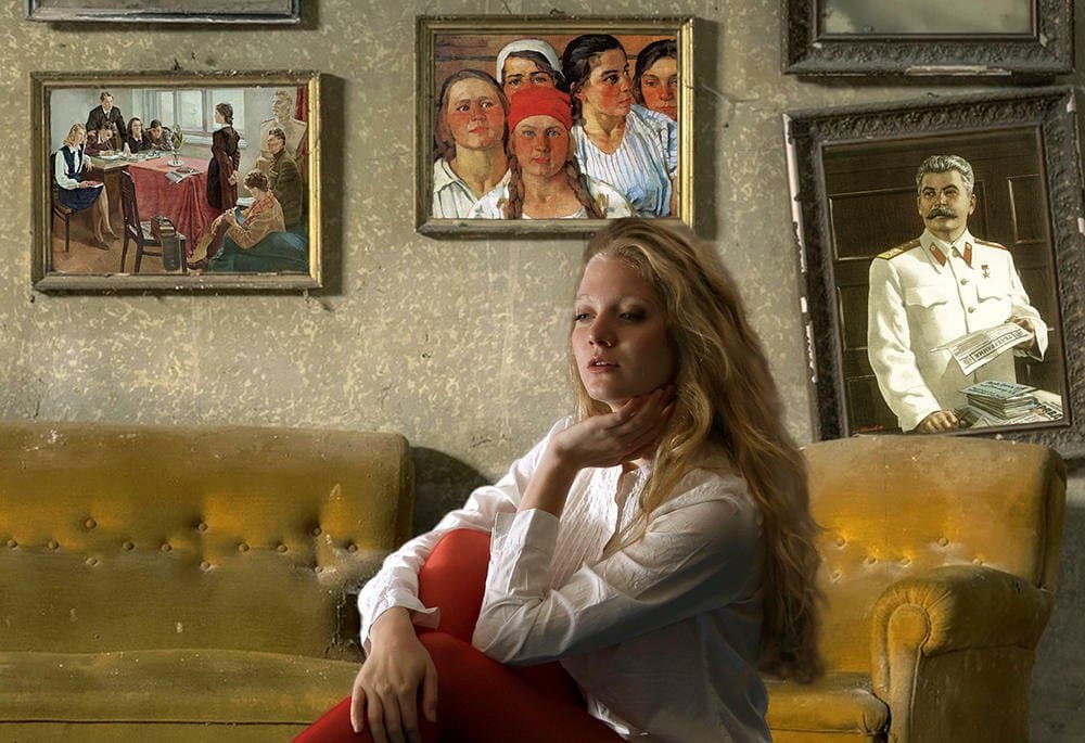 Click to view full size Russian poll dancer doll