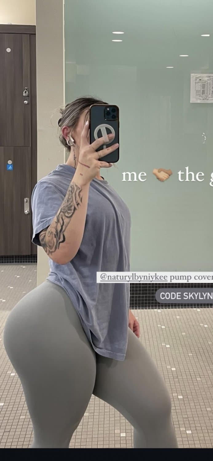Big ass fitness milf Skylynn marrie