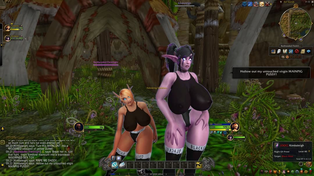 Two Knife Ear Nigger Owned BreedBunnies Milking Two Greasy Ape Sludgeloads.