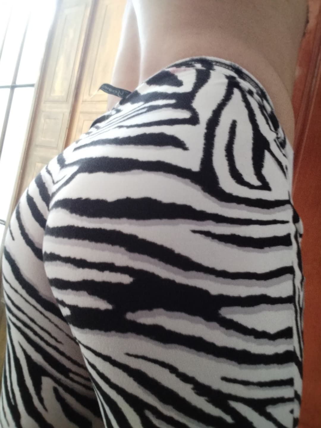 Culo en pijama de cebra