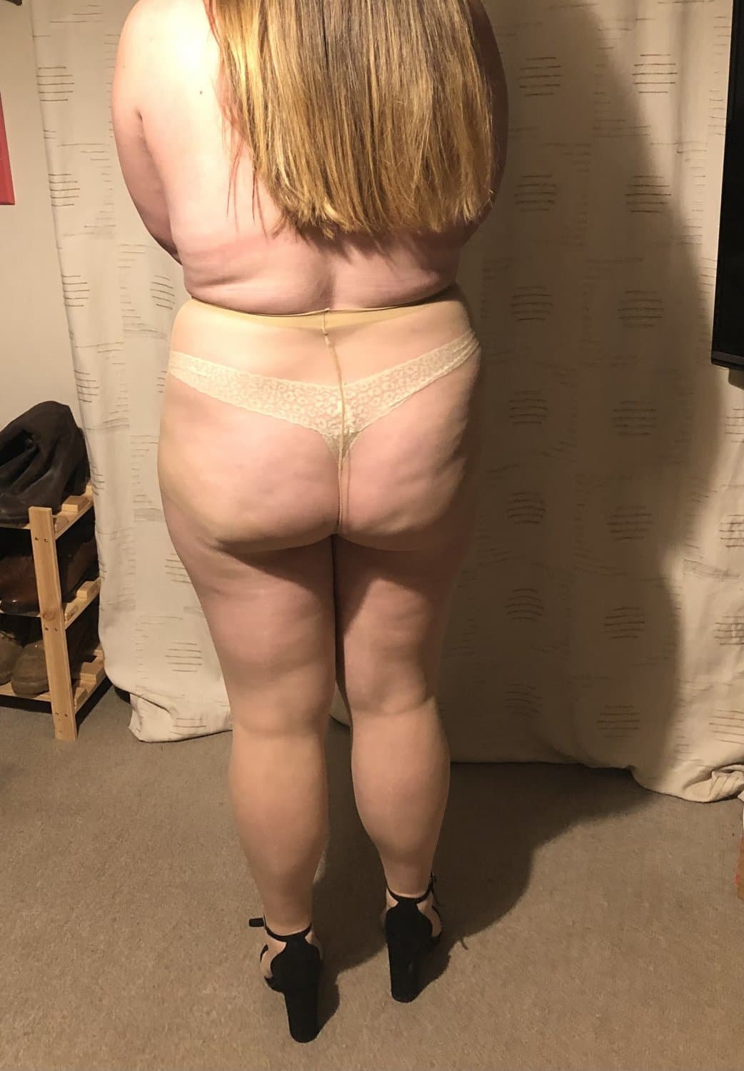 Chubby pantyhose