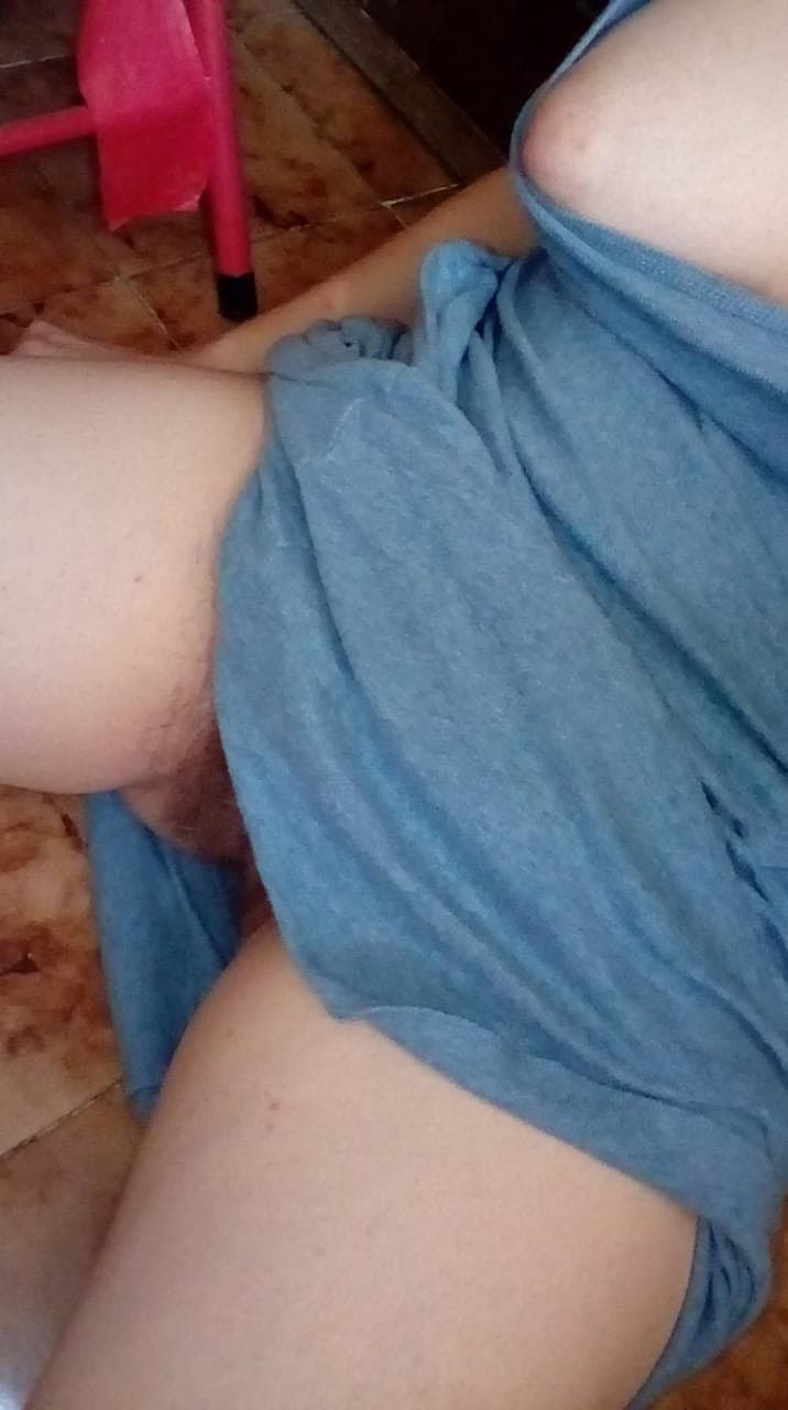 Slutty girls need no underwear