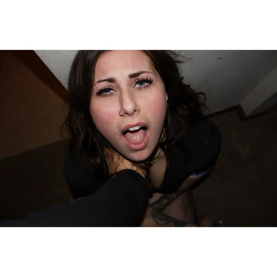 Britt, Fed Ex Slut sucking cock