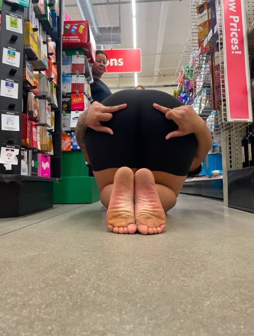 made the slut do all this in public ??even random people were watching her