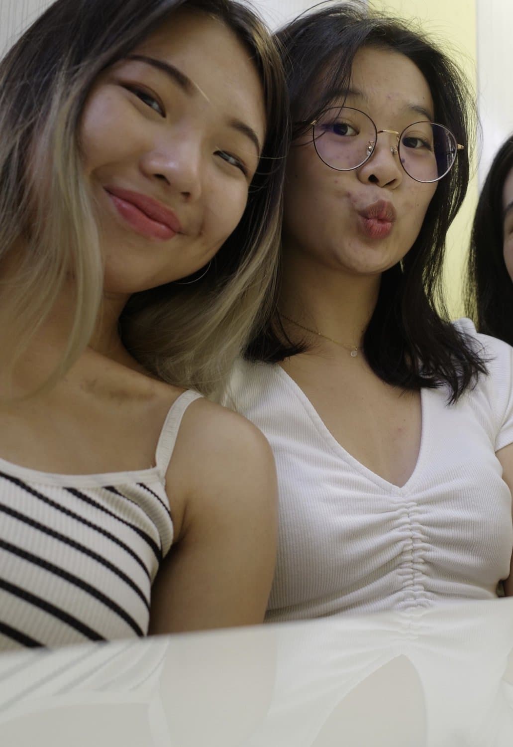 Abg asian takes cum all over her face