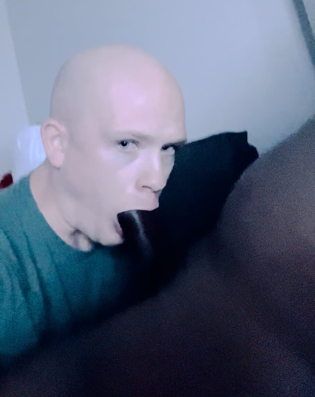 White boy gives bbc blowjob on a dare