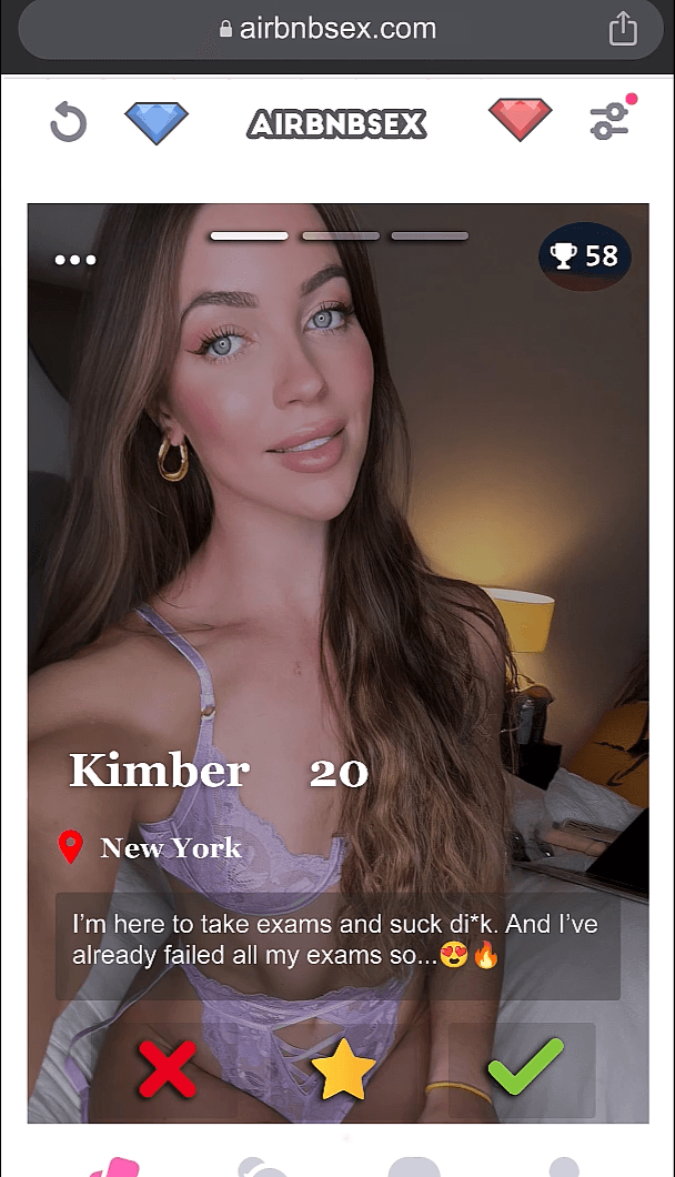 Click to view full size Kimber, 20 Yo - Beautiful Teen Sucking Cock