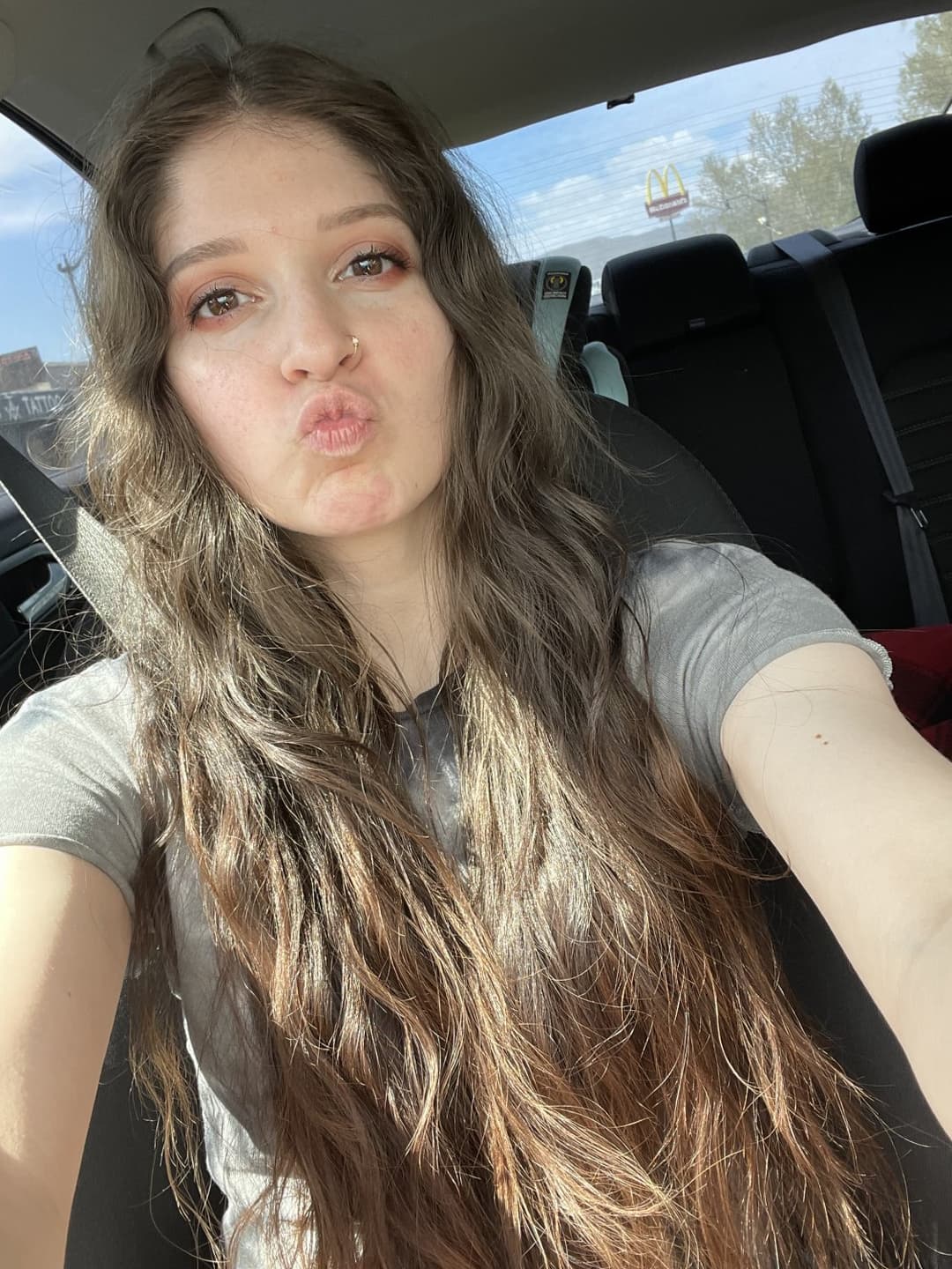 Innocent looking Latina Hotwife gets her first Gangbang creampie while husband films and is watching