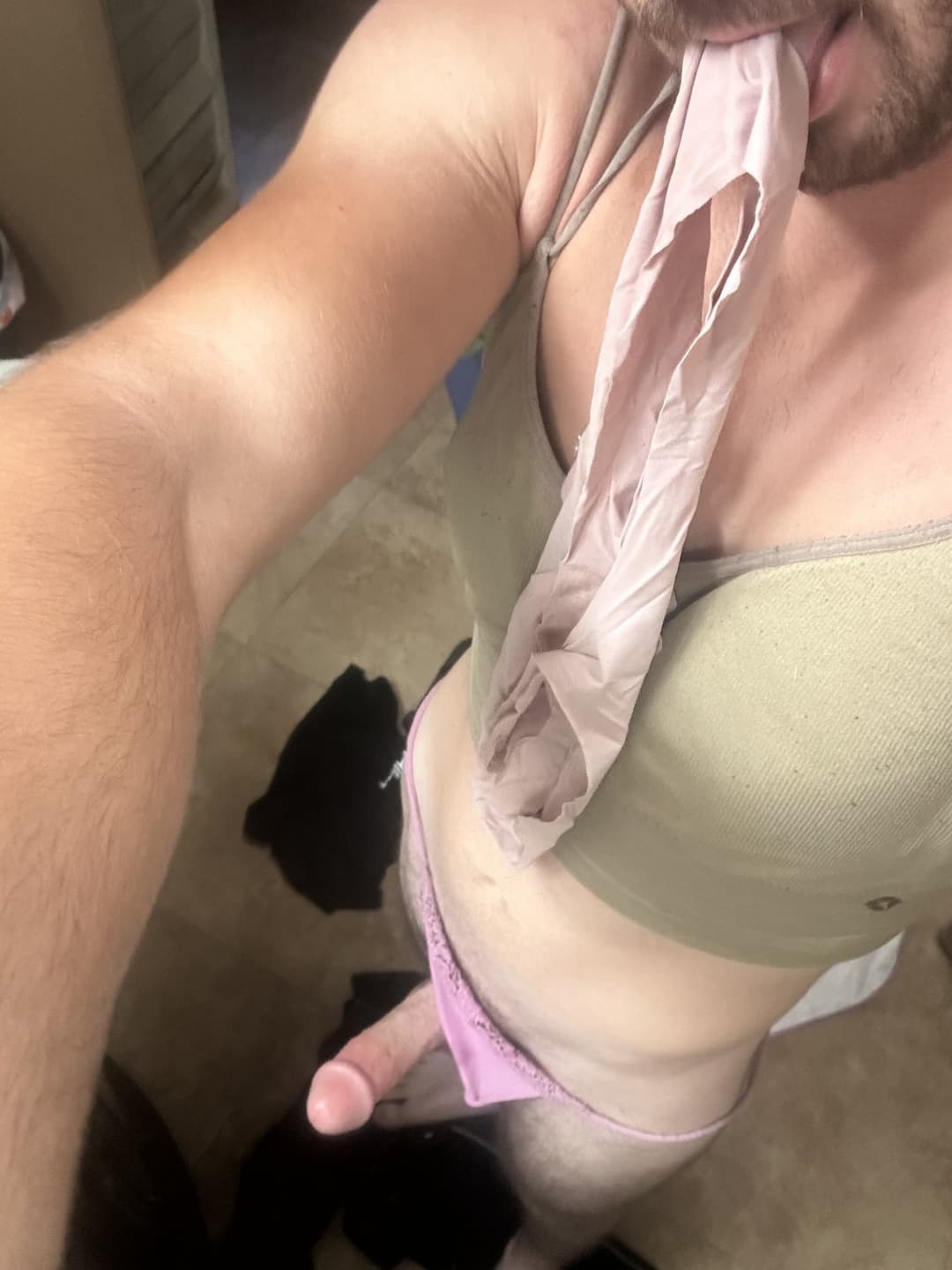 me wearing my moms dirty panties outside and creep shots of my real moms fat ass