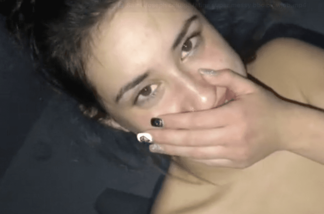 college sophmore latina give sloppy head for bbc