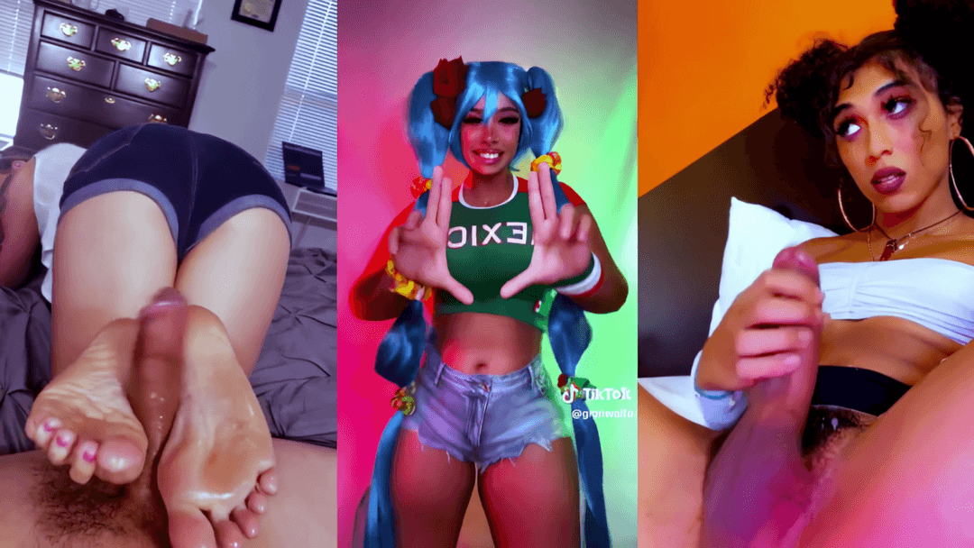Papi Papi Papi Papi PMV - Trans Babecock, Feet, Footjobs and Tiktok Thots Gooning Splitscreen
