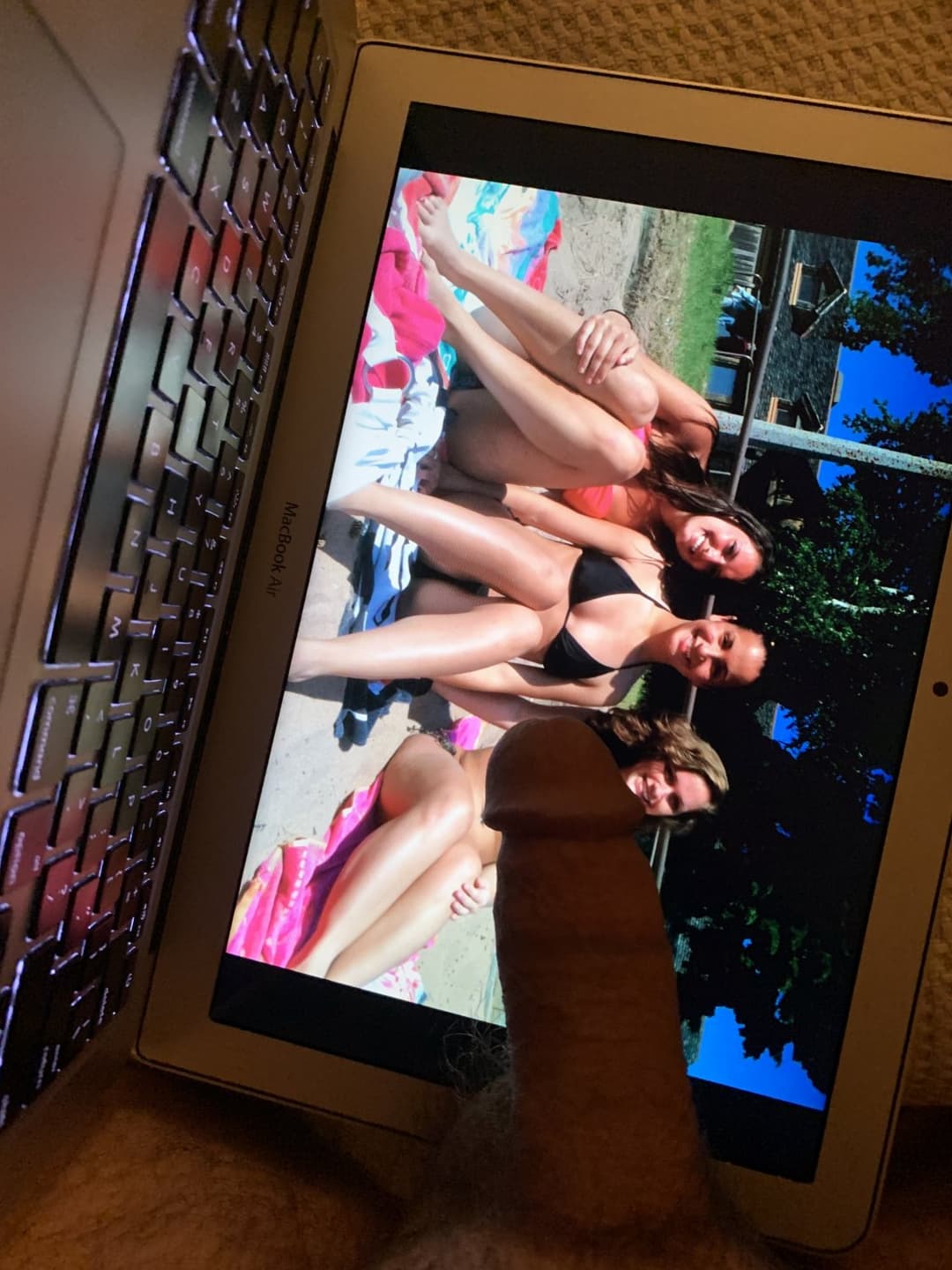 Cocking and Cumming Bikini Girls!