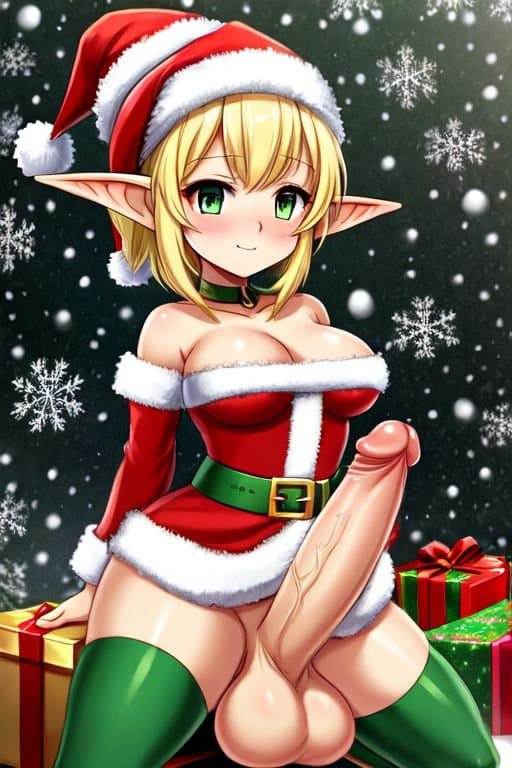 Holiday Futanari | My gift from me to you is two albums of AI porn! Happy Holidays!