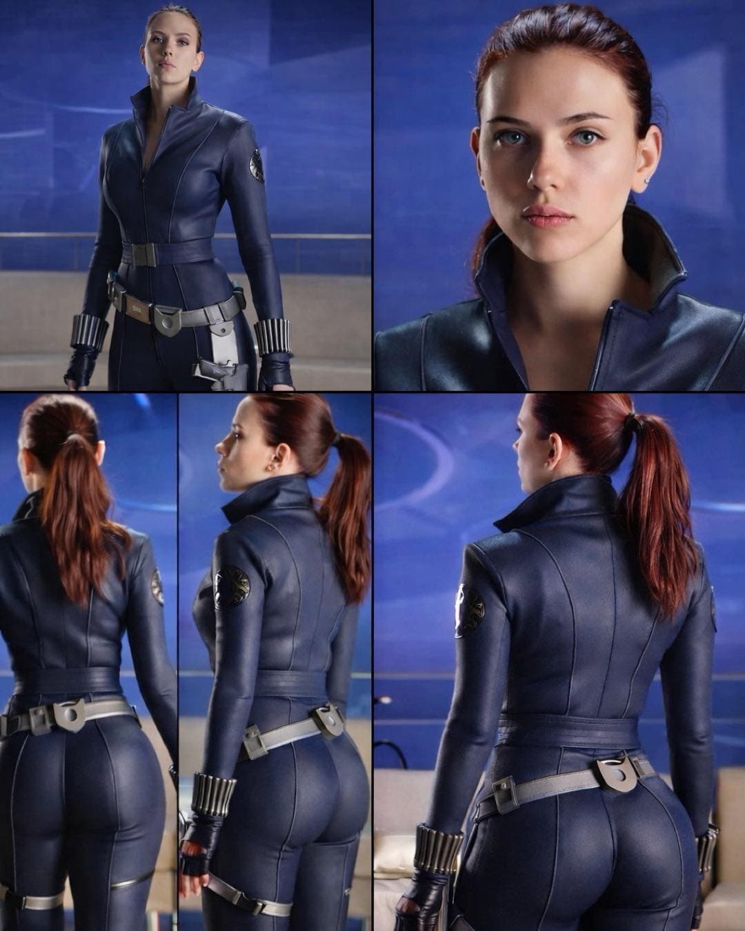 Scarlett Johansson Black Widow Costume Test (2009)