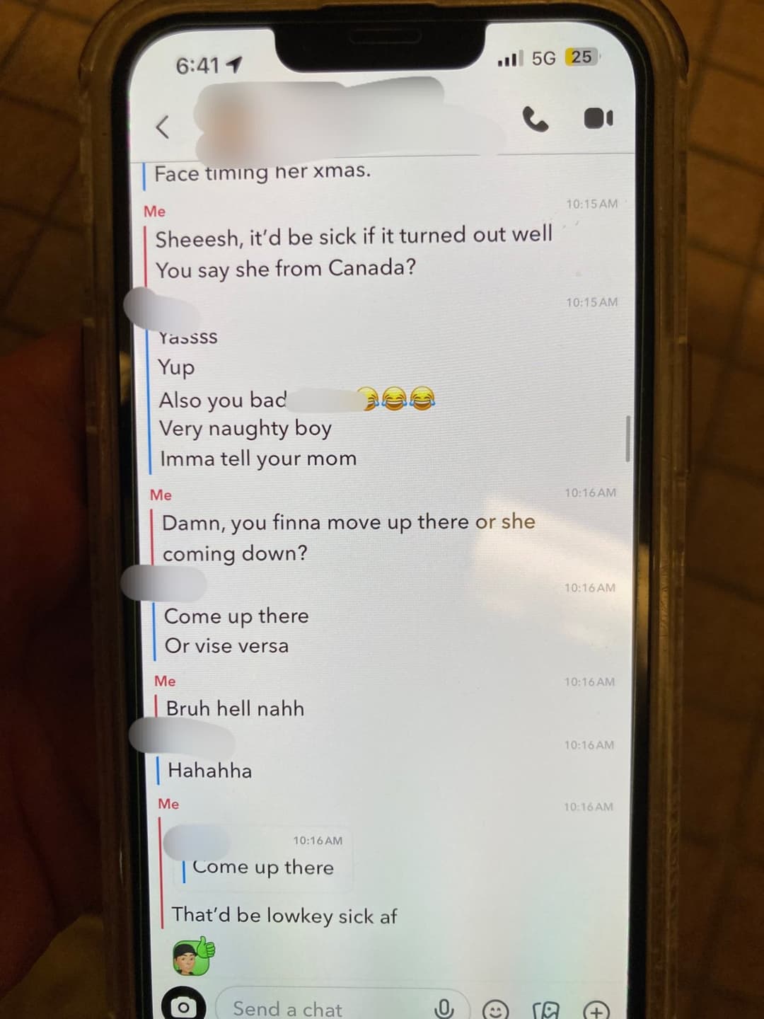 Best friend gets a nude of his friend’s wife