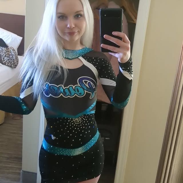 Blonde cheerleader wants your big black cock