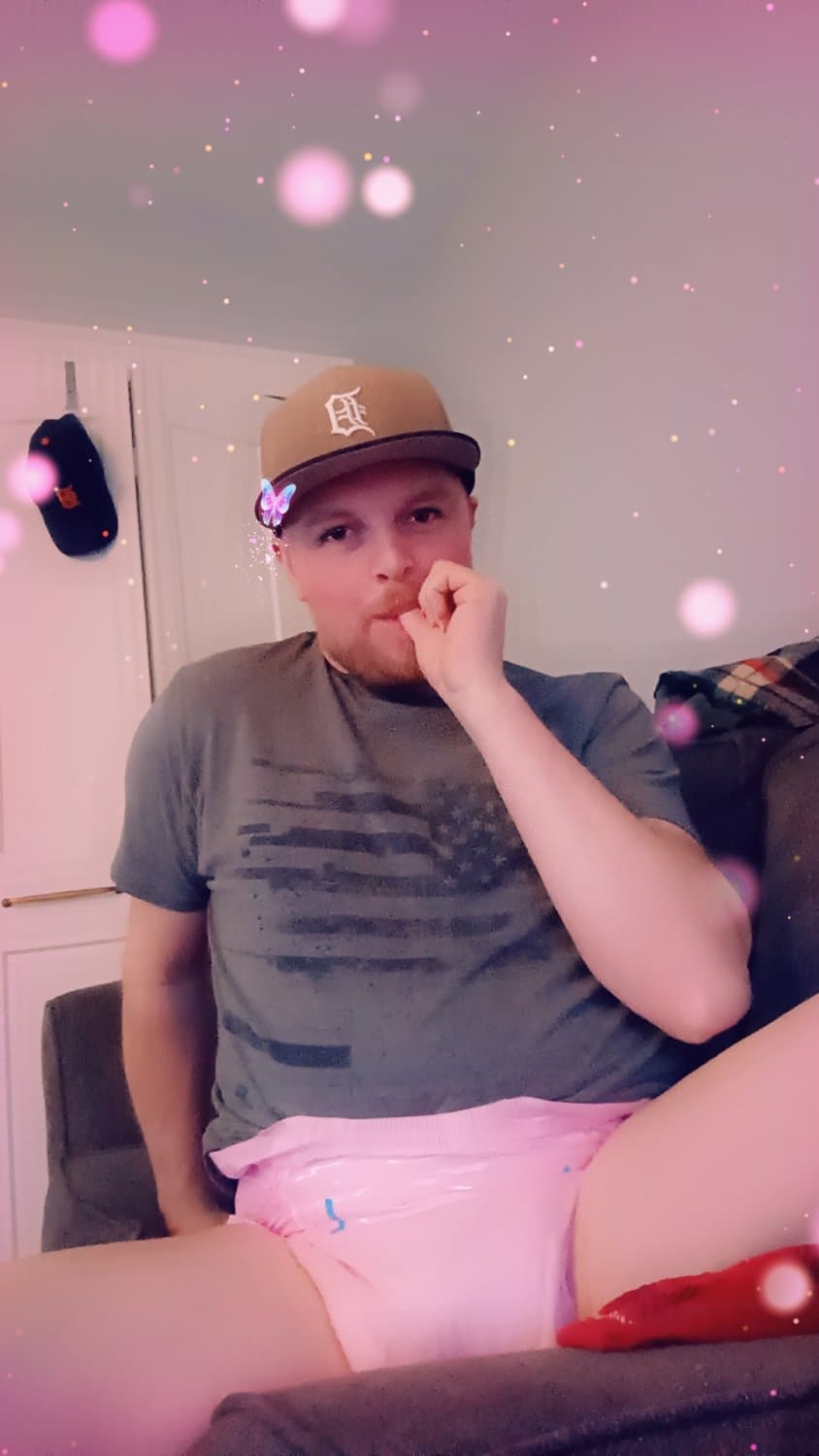 Diaper sissy Derek chew