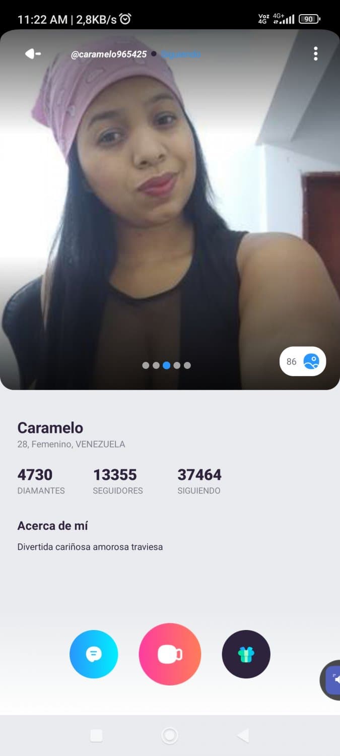 Caramelo Morena Nalgona de la App Nozy.video.livestream