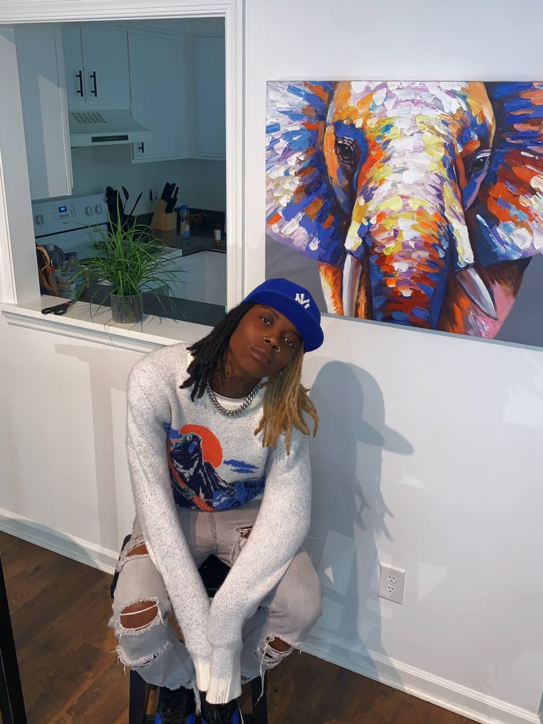 Black dyke stud ebony tomboy Tajee P2