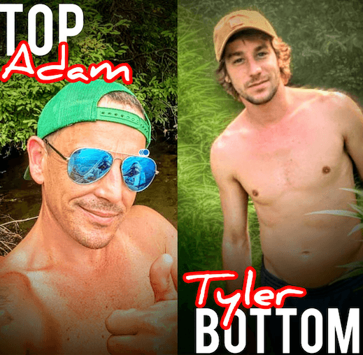 Gay top jock Adam ploughs twink