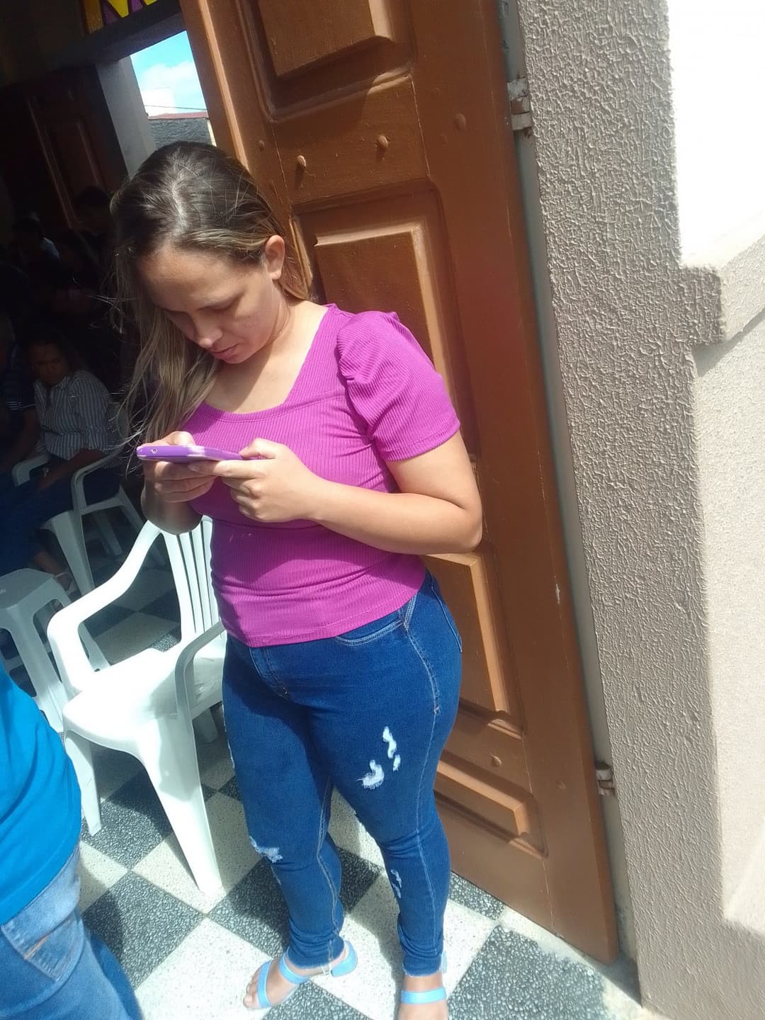 Flagras q tirei na missa