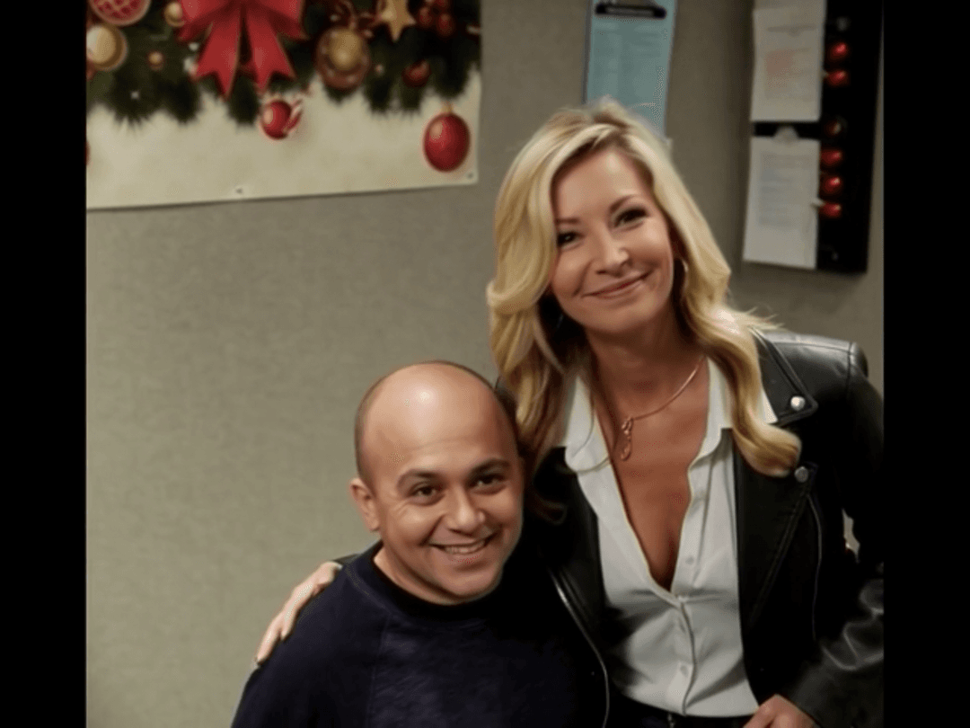 Naked News Anchor/ Christmas Party