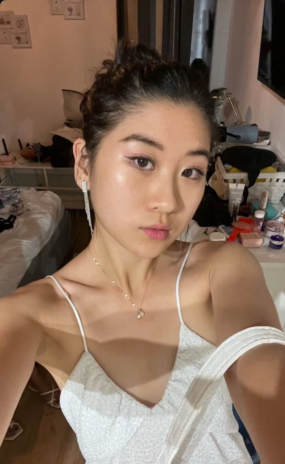 Asian ex girlfriend leaked fucking thick white cock raw