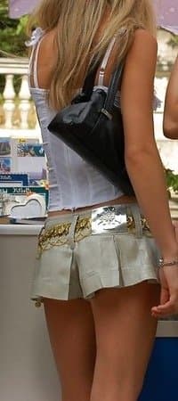 Miniskirt highheels slut teens