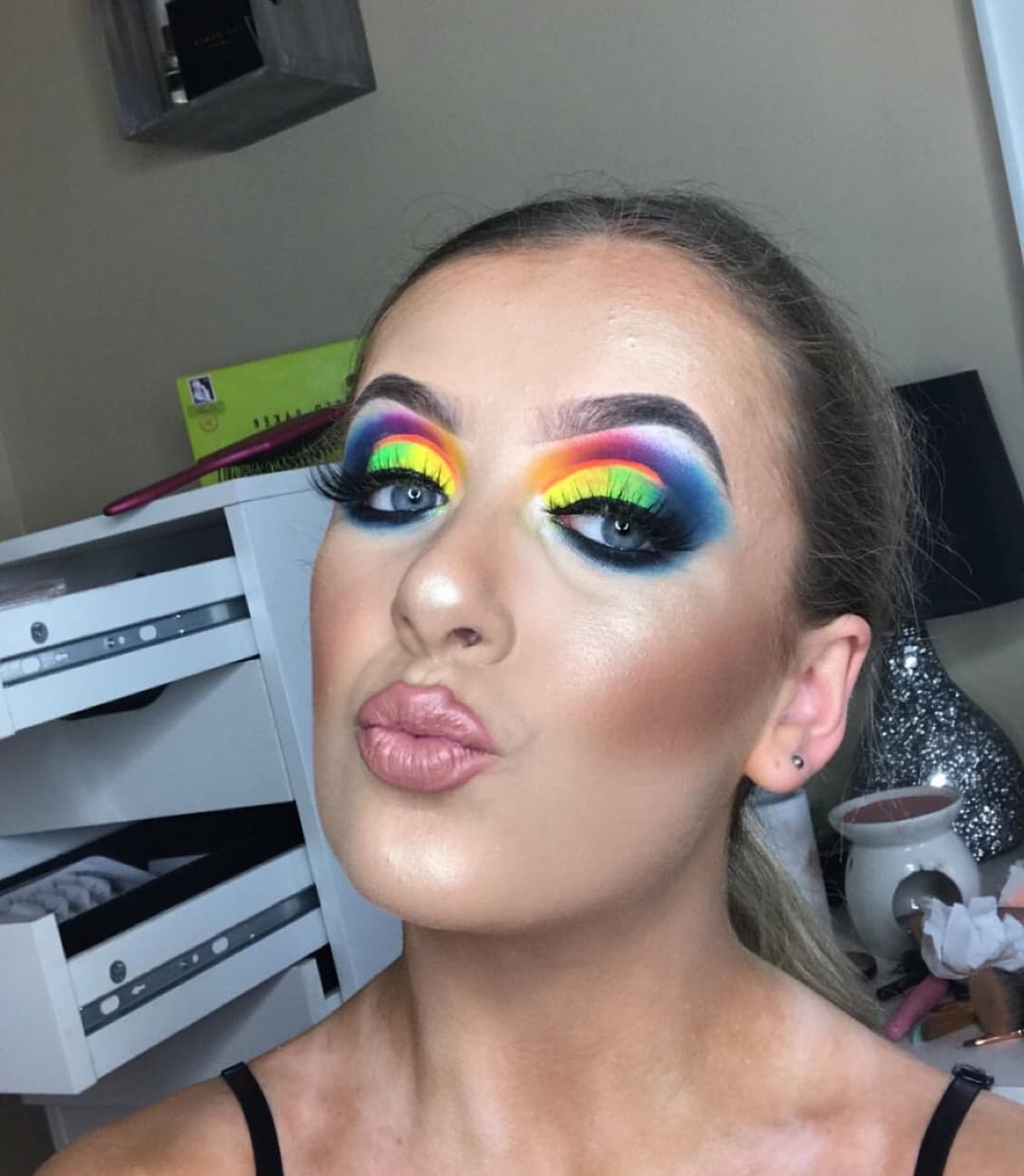 Heavy makeup slut Emma