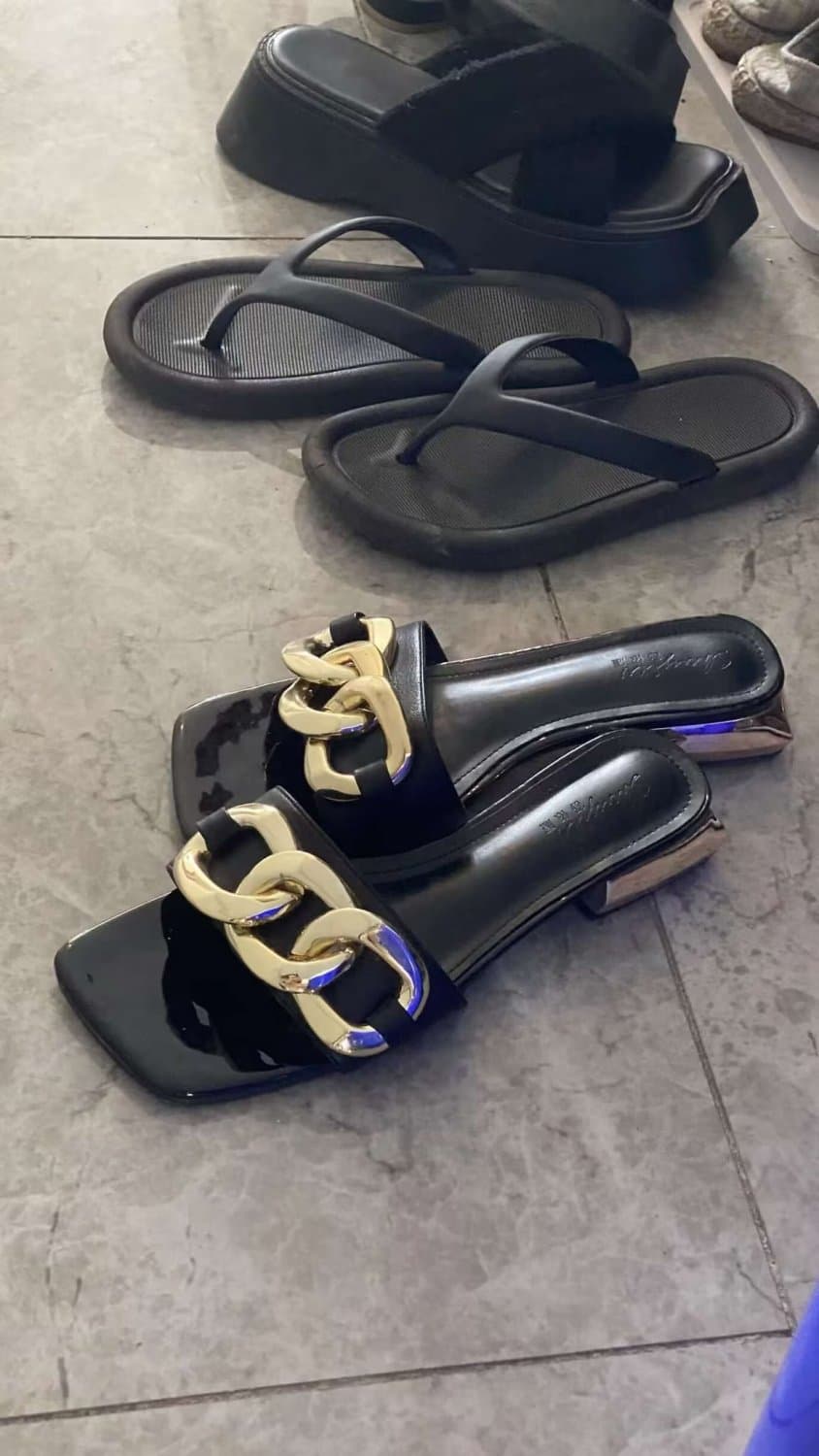 Cock & cum into asian shoes