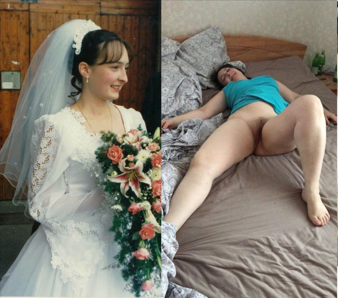 Bride before after