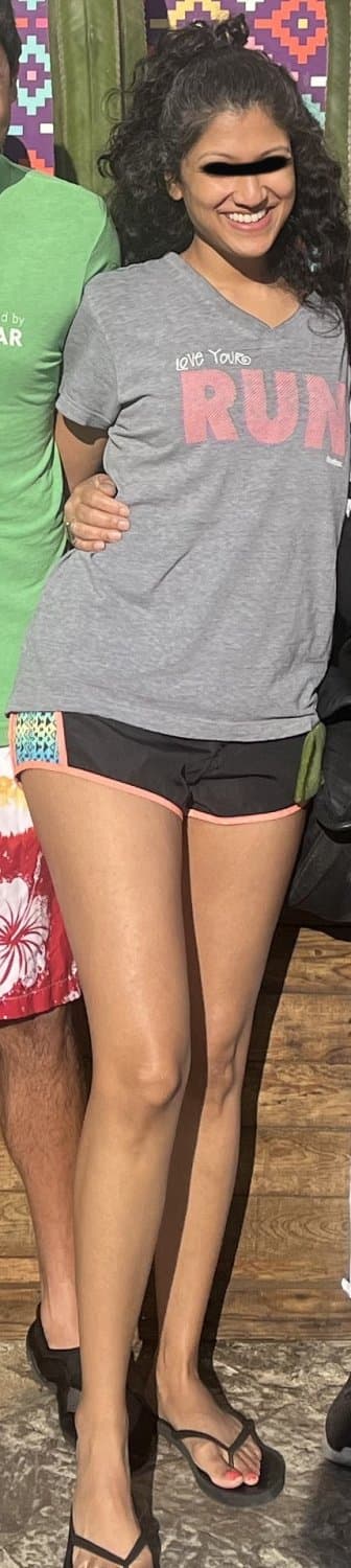 My sexy, slim, fit Desi slut wife. Enjoy her tight body, toned tummy, tiny tits, and perky ass