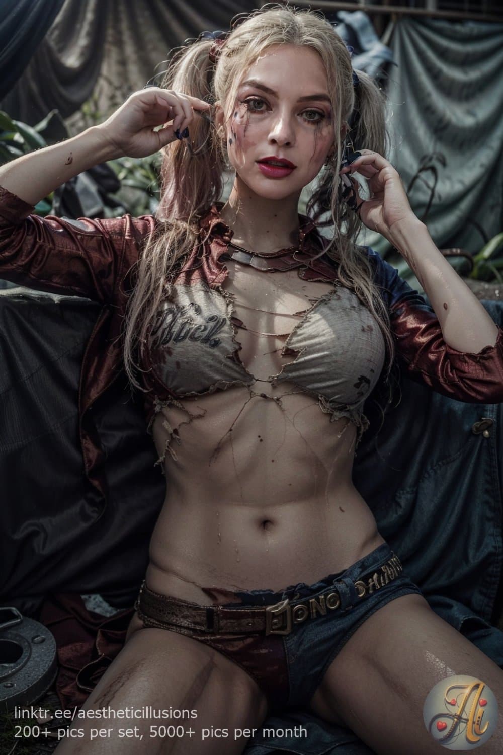 Margot Robbie Harley Quinn ai deepfake nudes pt3