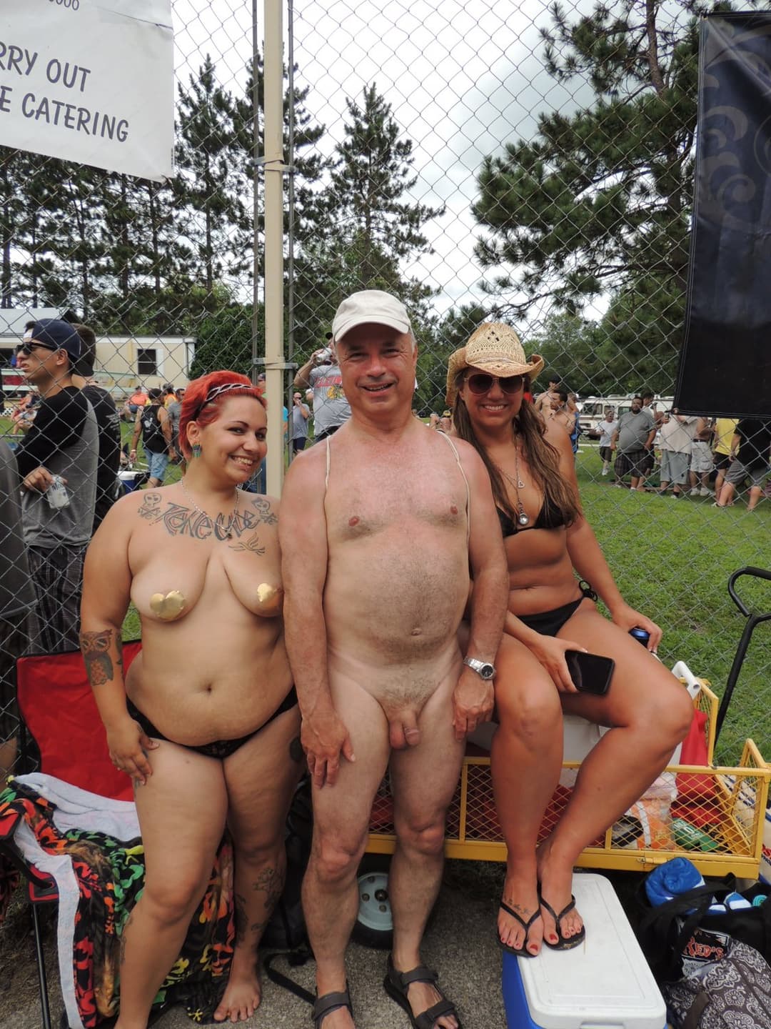 Topless Female Nude Male