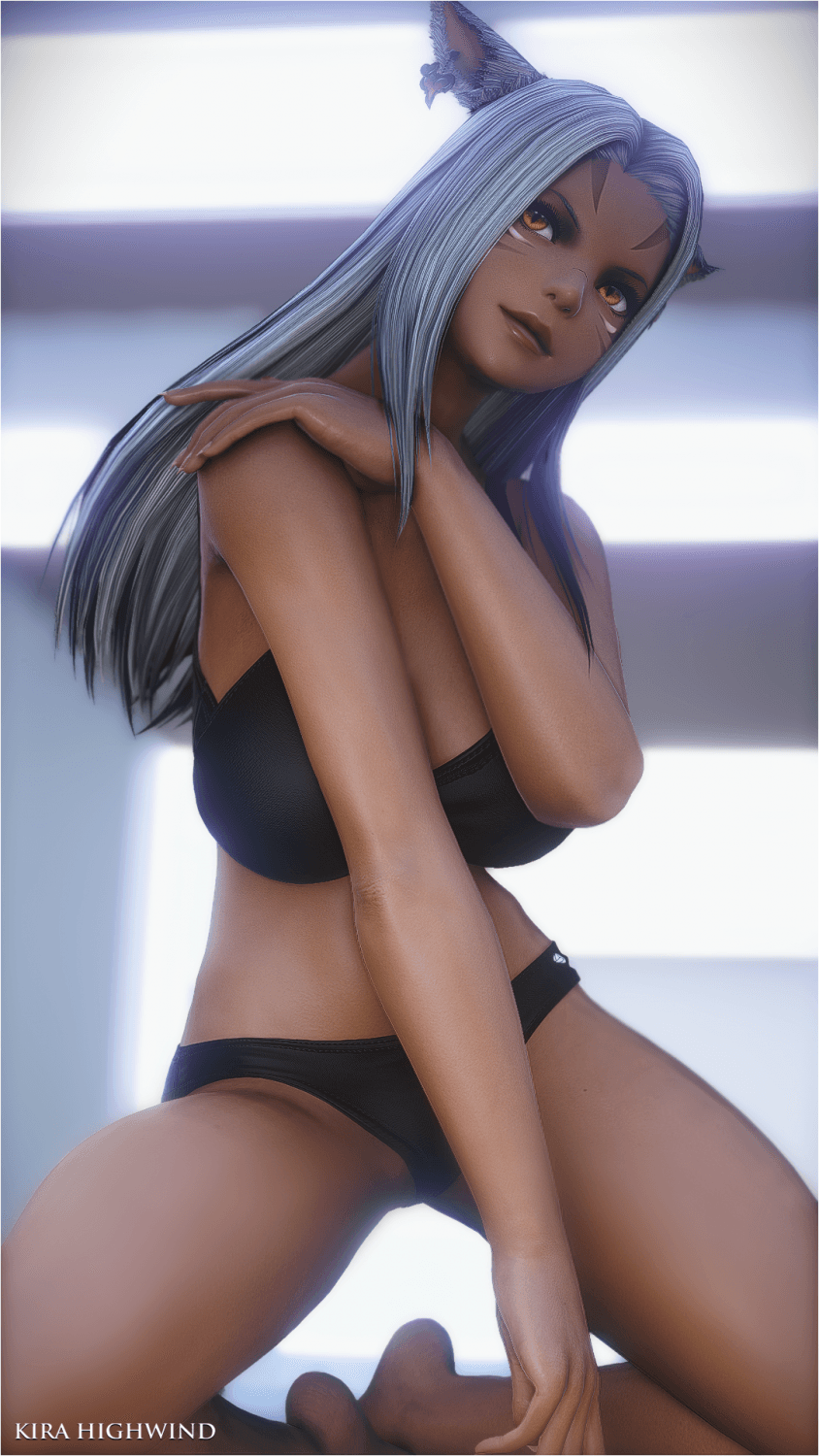 Final Fantasy XIV Miqote Kira July Dump