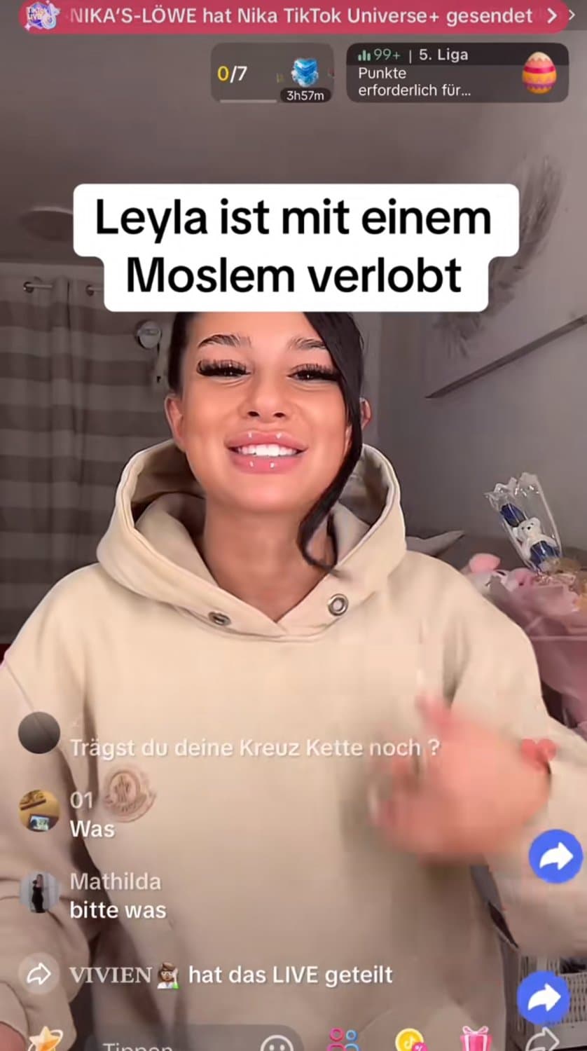 Christliche Leyla Sendet Moslems Sowas Auf Snap ??‍♂️ / Christian Girl Loves Sendin Muslims Her ?