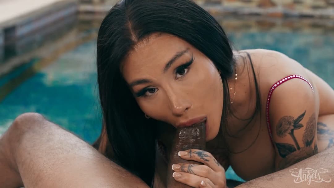 TransAngels – Maria Bella & King Noire – Maria Makes A Splash